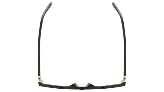 Lunettes de soleil Miu Miu Femme Noir Ovale Mu Dessus