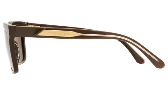Lunettes de soleil Emporio Armani Homme Marron Carré EA4262U Gauche