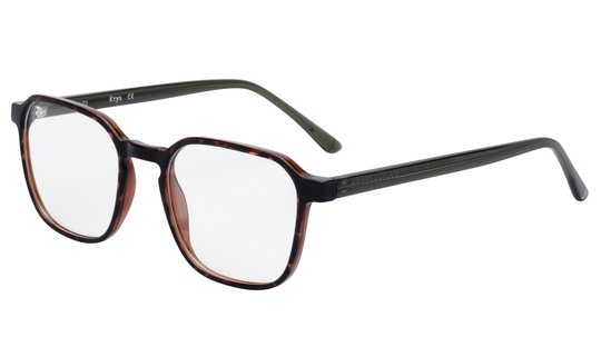 Lunettes de vue Krys Origine Homme Écaille Carré Kor2303 Trois-Quart