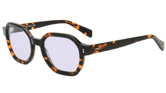 Lunettes de soleil Signature Krys Mixte Écaille Rectangle Skj2536-D Trois-Quart