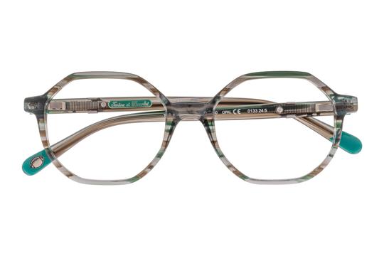 Lunettes de vue Tartine et Chocolat  Vert Wayfarer TCAA420C79 Face