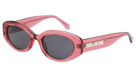 Lunettes de soleil Zadig & Voltaire Femme Rose Ovale Szv422 Trois-Quart