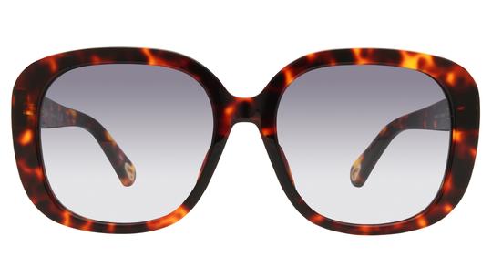 Lunettes de soleil Chloé Femme Écaille Rectangle CH0303SK Face