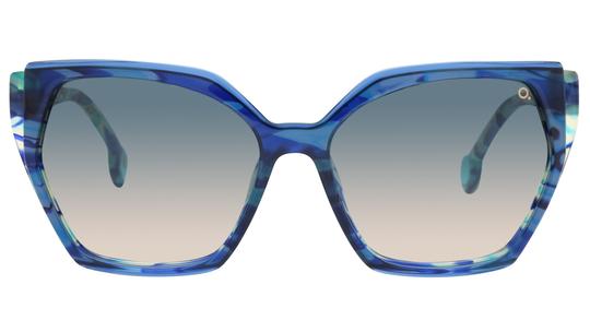 Lunettes de soleil Etnia Barcelona Femme Bleu Papillon SYLYS Face