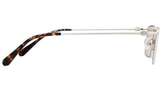 Lunettes de soleil Lacoste Homme Argent Rectangle L279S Droite