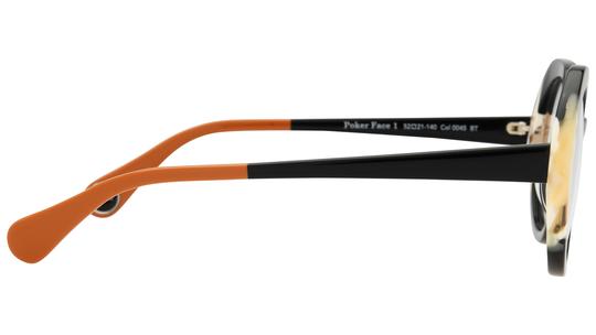 Lunettes de vue WOOW Femme Noir Papillon Pokerface Droite