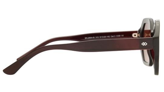 Lunettes de soleil Signature Krys Femme Marron Tonneau skj2604-b Droite