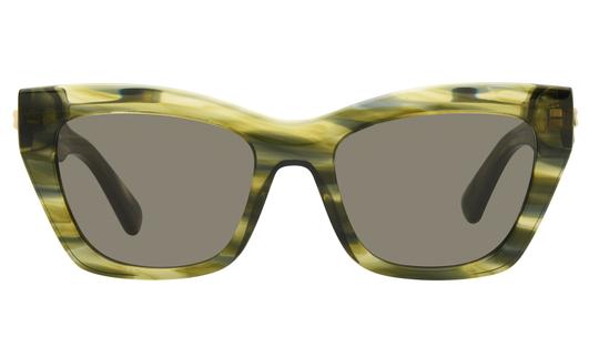Lunettes de soleil Longchamp Femme Vert Rectangle lo777s Face