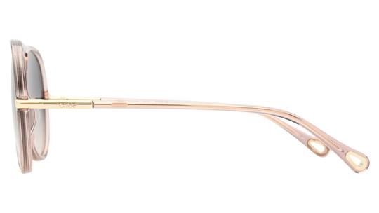 Lunettes de soleil Chloé Femme Rose Aviateur Ch0395S Gauche