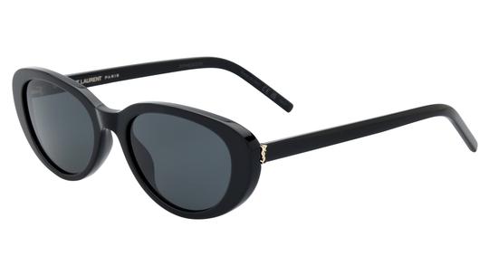 Lunettes de soleil Saint Laurent Femme Noir Pantos Slm154 Trois-Quart