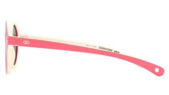 Lunettes de soleil Signature Krys Enfant Rose Ronde Sks2519-A Gauche