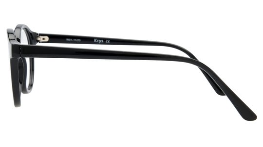 Lunettes de vue Krys Origine Homme Noir Pantos Kor2404 Gauche