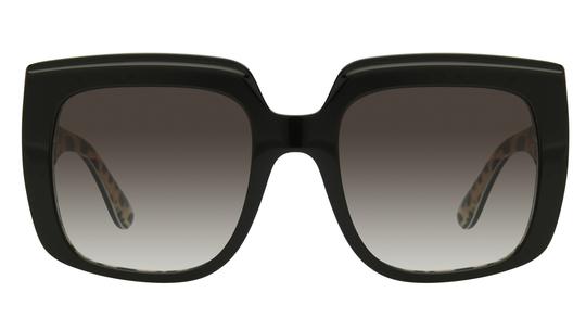 Lunettes de soleil  Femme Noir Carré dg4414 Face