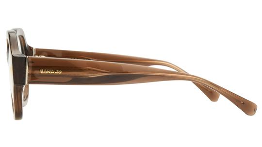 Lunettes de vue Sandro Femme Marron Rectangle SD2080 Gauche