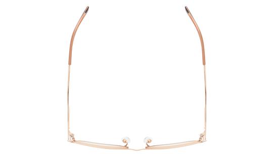 Lunettes de vue Baïa Femme Marron Rectangle Baa2605 Dessus