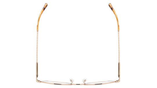 Lunettes de vue Zadig & Voltaire Femme Or Carré Vzv384 Dessus