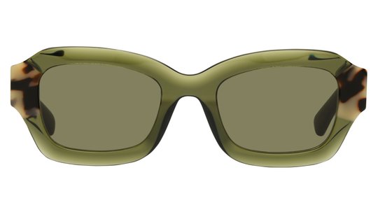 Lunettes de soleil Longchamp Femme Vert Papillon LO749S Face