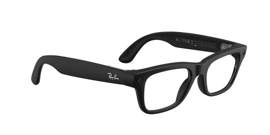 Lunettes de vue Ray-Ban Meta Mixte Noir Rectangle Rw7001 Dessus