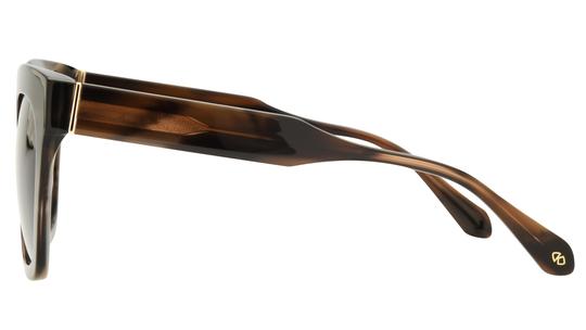 Lunettes de soleil Signature Krys Femme Marron Papillon skj2612-f Gauche