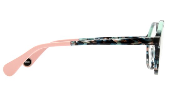 Lunettes de vue WOOW Femme Bleu Carré Runfaster2 Droite