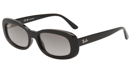 Lunettes de soleil Ray-Ban Femme Noir Ovale rb2221 Trois-Quart
