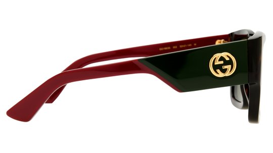 Lunettes de soleil Gucci Femme Écaille Carré Gg1663S Droite