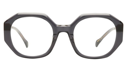 Lunettes de vue Etnia Barcelona Femme Noir Ronde Orion51O Face