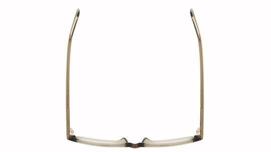 Lunettes de vue Krys Origine Homme Marron Rectangle Ess2603 Dessus