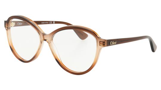 Lunettes de vue Chloé Femme Marron Ovale Ch0392O Trois-Quart