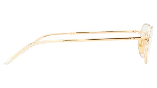 Lunettes de vue Prada Homme Or Ovale prd51v Droite