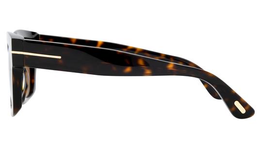 Lunettes de soleil Tom Ford Femme Écaille Carré FT1314 Gauche