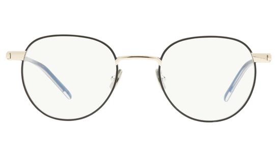 Lunettes de vue Saint Laurent Mixte Argent Ronde Sl781 Face