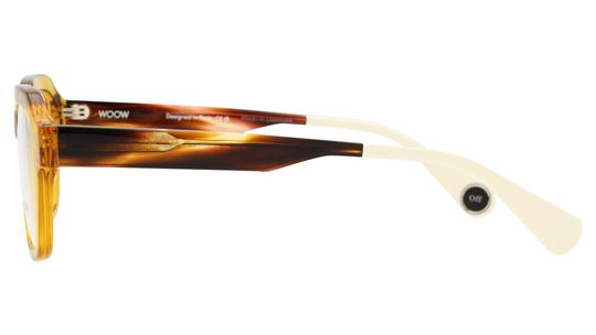 Lunettes de vue WOOW Mixte Jaune Rectangle KICK Gauche