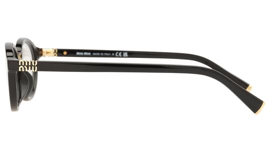 Lunettes de vue Miu Miu Femme Noir Ovale Mu Gauche