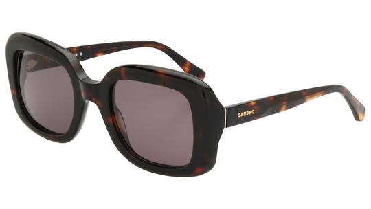 Lunettes de soleil Sandro Femme Écaille Carré SD6095 Trois-Quart