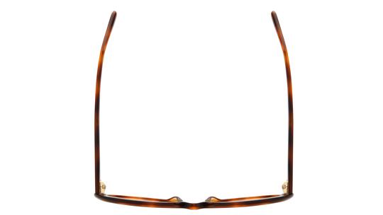 Lunettes de soleil Signature Krys Femme Écaille Ronde audrey Dessus