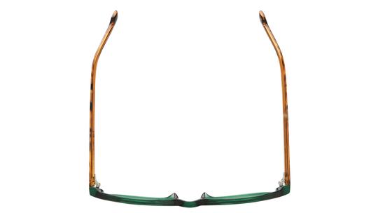 Lunettes de vue Alternance Femme Vert Carré Alt25113 Dessus