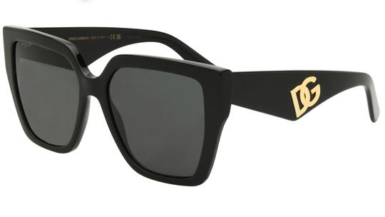 Lunettes de soleil  Femme Noir Carré dg4438 Trois-Quart