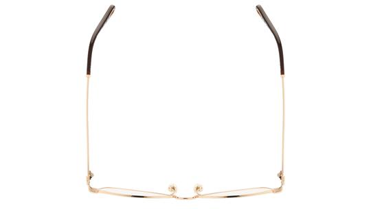 Lunettes de vue Chloé Femme Or Pantos ch0307o Dessus