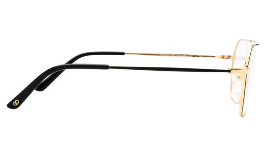 Lunettes de vue Signature Krys Homme Or Aviateur Com2404 Droite