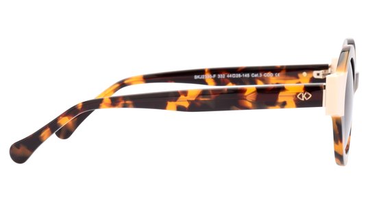 Lunettes de soleil Signature Krys Femme Écaille Ronde Skj2330-F Droite