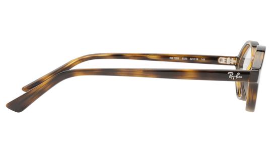 Lunettes de vue Ray-Ban Mixte Écaille Ovale rx7265 Droite