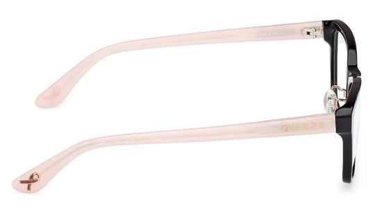 Lunettes de vue Guess Femme Noir Rectangle Gu50185 Droite