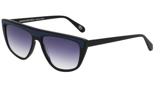 Lunettes de soleil Signature Krys Mixte Noir Papillon Grace Trois-Quart