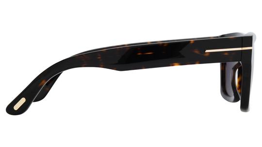 Lunettes de soleil Tom Ford Homme Écaille Carré ft1337 Droite