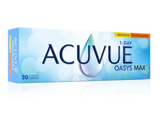 Lentilles de contact 1 Day Acuvue Oasys Max Multifocal for Astigmatism Low Boîte de 30