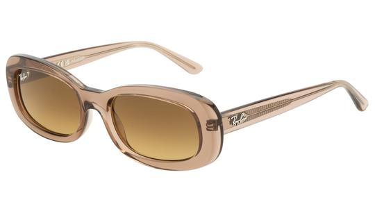 Lunettes de soleil Ray-Ban Femme Marron Ovale RB2221 Trois-Quart