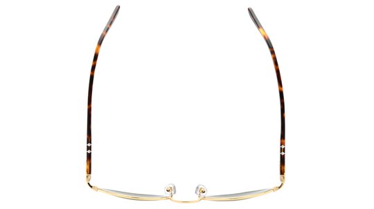 Lunettes de soleil Persol Mixte Or Ovale Po1018S Dessus