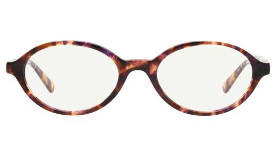 Lunettes de vue Longchamp Femme Violet Ovale Lo2811 Face
