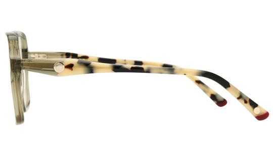 Lunettes de vue Siralya Femme Vert Carré Sir2507 Gauche